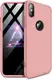 Чехол-накладка GKK 3 in 1 Hard PC Case Apple iPhone XS Rose Gold