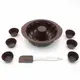 Набор форм для выпечки мафинов Lessner Chef Choco 10257 8 предметов коричневый