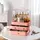 Настольный органайзер для косметики 4 секции большой розовый YM206-2 Three Drawers Органайзер для косметики