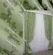 Шторы (2шт. 1х2,7м.) из ткани блэкаут. Цвет салатовый. Код 990ш 31-303