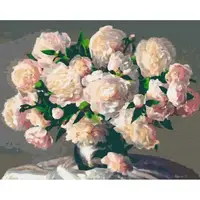 Картина по номерам "Роскошные пионы" 50x40 см