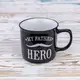 Кружка для папы Мой отец герой  - My father hero 400 мл 12746 (черный)