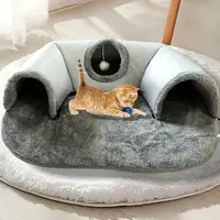 Ігровий тунельний килимок 2 в 1 Cat Bed • Інтерактивний килимок-тунель для котів