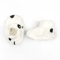Пинетки для новорожденных на манжете Panda интерлок
