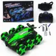 Уценка. Машинка-перевертыш на радиоуправлении "Racing Expedite", с паром (зеленая) Нет акумулятора