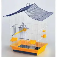 Клетка для попугая, амадинн, канарейки Мини 3 330х230х470мм разные цвета цинк
