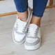 Кеды женские Fashion Nocturne 3190 41 размер 25,5 см Белый