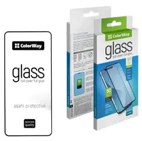 Защитное стекло ColorWay 9H FC glue Xiaomi Redmi 13 Black