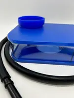 Елегантний та компактний міні-кальян Capsule Nanosmoke Blue з матовим покриттям
