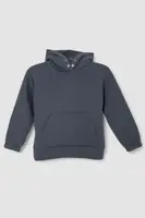 Спортивный костюм детский на флисе, цвет темно-серый, 102R1520
