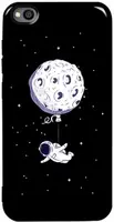 Чехол-накладка TOTO Pure TPU 2mm Print Case Xiaomi Redmi Go #47 Space Moon Black