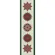 Дорожка на стол Різдвяні зірки 150x40 см (DR_25NG008)