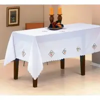 Скатерть ARYA Kayaoglu Olive 160x220 см. 1550342 белый