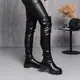 Ботфорты женские зимние Fashion Image 3885 41 размер 26 см Черный