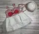 Комплект платье+шляпка розовый 4073, розмір 90