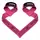 Лямки для тяги RDX S4 Gym Cotton Gel Straps Pink Plus
