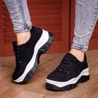 Жіночі снікери Fashion Bosco 1985 39 розмір 24,5 см Чорний