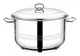 Кастрюля с крышкой Lessner Rica 55880-30 30 см 13 л серебристая
