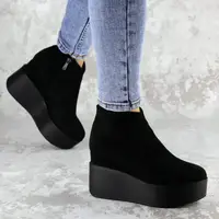 Ботинки женские Fashion Tosh 2165 40 размер 25,5 см Черный