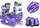 Комплект ролики-коньки с защитой 2in1 Scale Sport. Violet (размер 34-37) 667501443