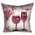 Подушка c принтом габардиновая Vino rosso 40x40 (4P_PW008)