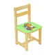 Детский стул Зайчик, дерево, высота 54 см. Light green (66975)
