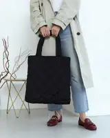Женская сумка «Мила» черные кубики