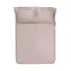 Простынь на резинке с наволочками сатин premium Lotus Home - Basic пудра 160*200+50*70 (2)