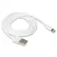 Кабель для зарядки и синхронизации USB XO NB47 USB - Lightning 1М Белый