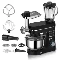 Кухонный комбайн Domotec 6676B 5в1 10L 1400W миксер/блендер/мясорубка