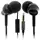 Вакуумные черные наушники Arioso REW-C01 Recci CC100021