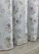 Тюль батист, коллекция "Flora". Цвет белый с сиреневым и салатовым. Код 1367т
