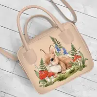 Сумка женская Kitto Зайчик и мухоморы 25x20x9 см (SKI_23S019_PUD)
