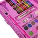 Набор для детского творчества и рисования Painting Set 86 предметов детский в чемоданчике Розовый
