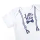 Боди из тонкой ткани с коротким рукавом Little Man