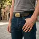 Ремень мужской автомат сasual Vintage 20122 Черный