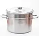 Кастрюля с крышкой Bohmann BH-5655-125 125 л 55 см серебристая