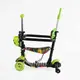 Самокат 5 в 1 Best Scooter, PU колеса с подсветкой. Green (163309)