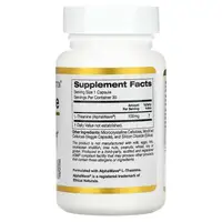 Амінокислота California Gold Nutrition L-Theanine 100 mg, 30 вегакапсул