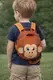 Маленький детский рюкзак Riciclo Kleinkinder Rucksack обезьянка