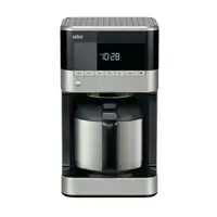 Кофеварка капельная Braun KF-7125-BK 1000 Вт серебристая