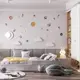 Детские стикеры Космос 30х40см, 4 листа 120х40см 1508219