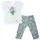 Костюм (футболка та штани) дитячий для дівчинки GABBI KS-19-14-2 Тропіки Червоний на зріст 98 (11661)