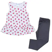 Комплект туника и лосины 4-6 лет клубнички Minikin 201103
