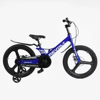 Дитячий велосипед 20" Corso Revolt, магнієва рама, литі диски, зібраний на 75%. Blue (161981)