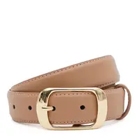 Женский кожаный ремень Borsa Leather CV1ZK158-goldpudra