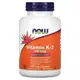 Витамины и минералы NOW Vitamin K2 100 mcg, 250 вегакапсул