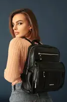 Рюкзак женский черный код 7-0072