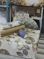 Півтораспальна Постільна білизна Фланель Belizza Rose Cappucino 160х220см