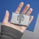 Набор шевронов 2 шт с липучкой Череп Карателя Punisher серый 5х8 см вышитый патч нашивка шеврон